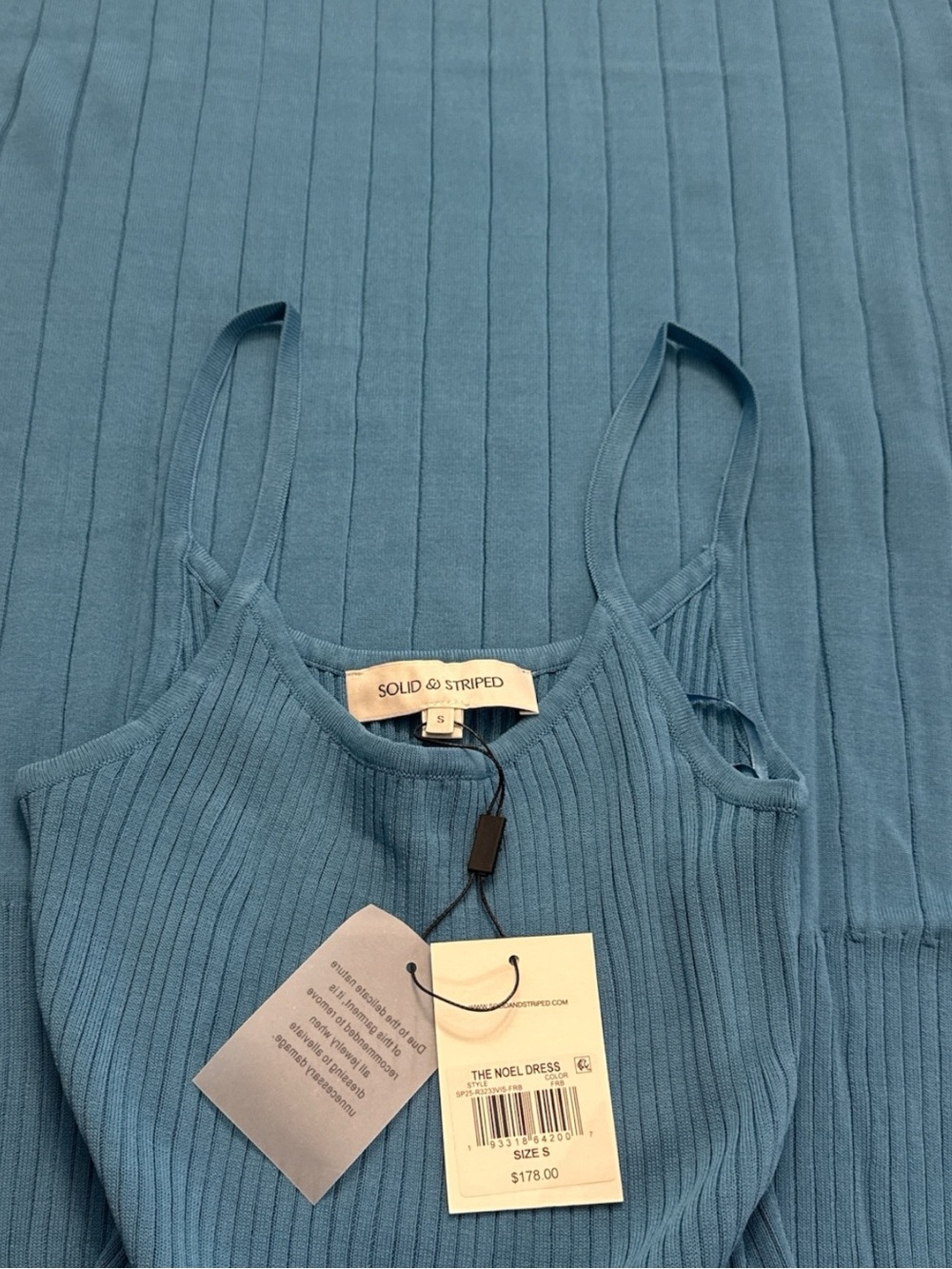 SOLID & STRIPED The Noel Maxi Dress, French Blue - Picture 10 of 11